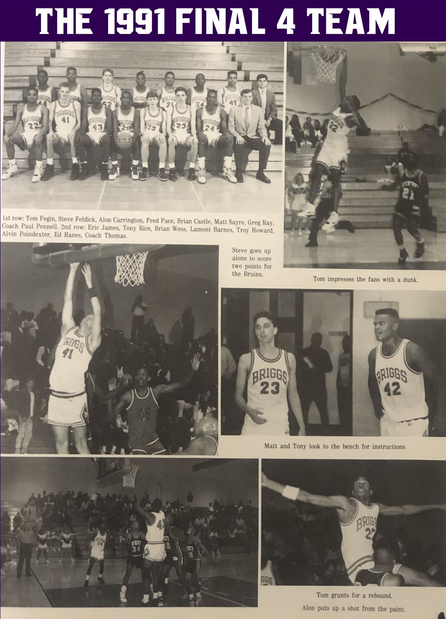 1991 State Final 4 Basketball Team